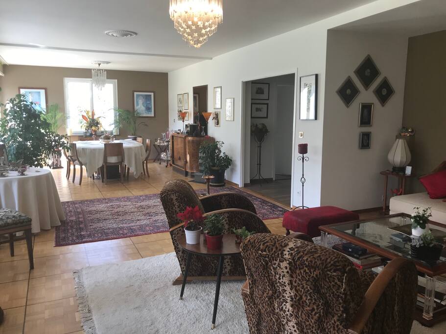 large dining room and lounge