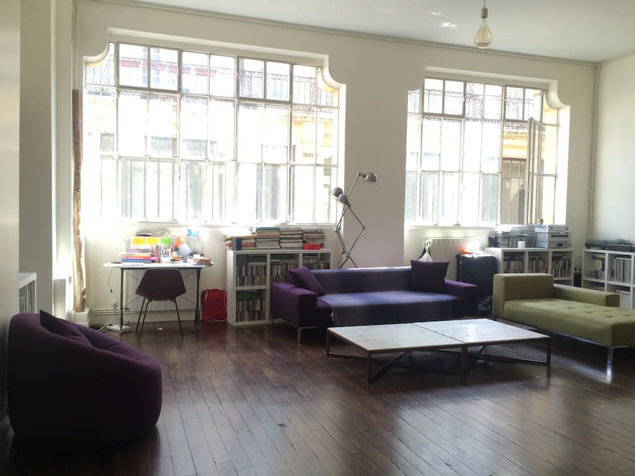 Open space living room