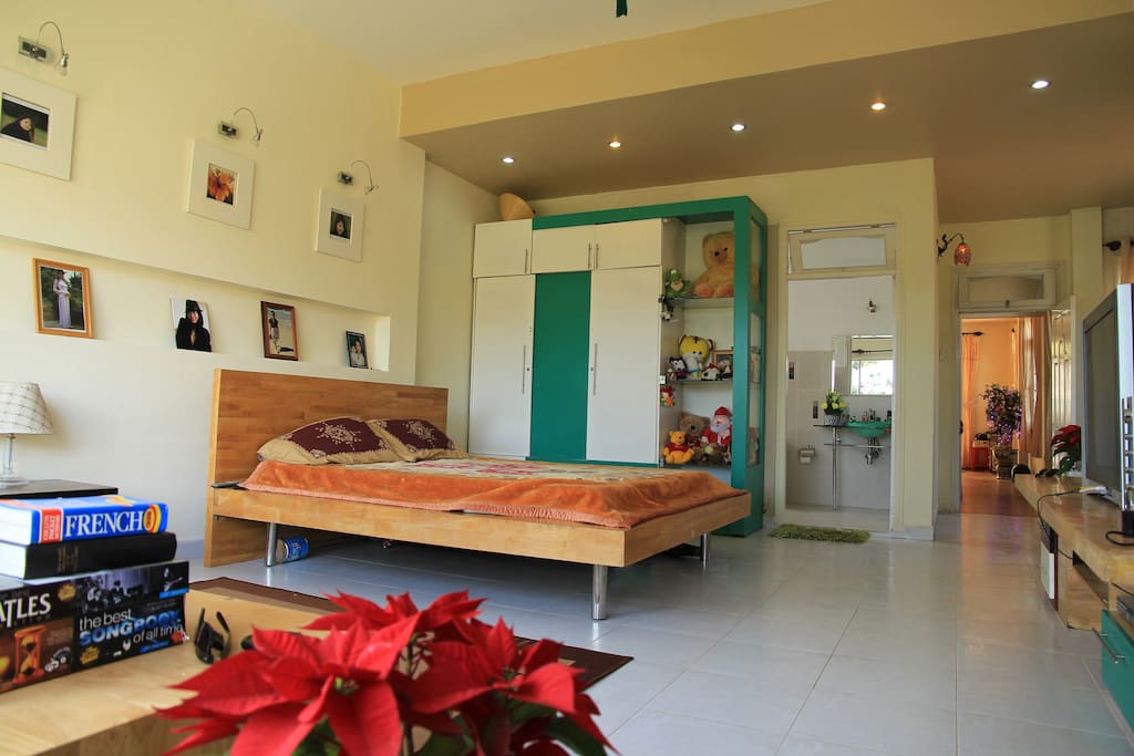 the master bedroom