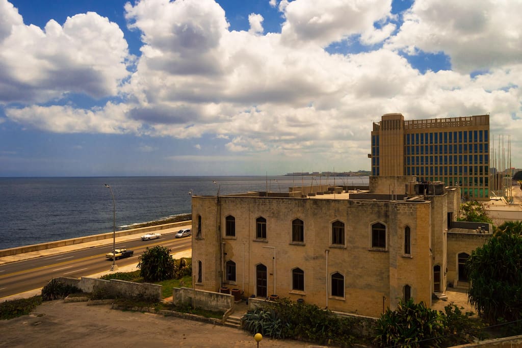 View of the Malecon Habanero from the balcony