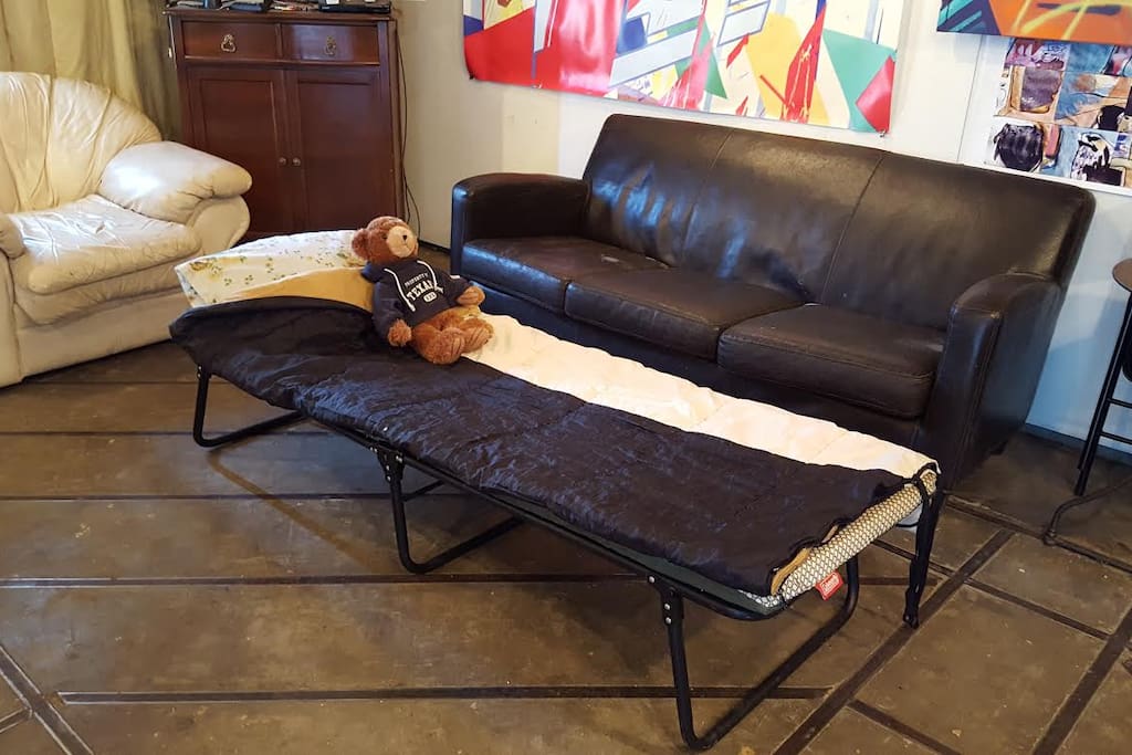 Couch and Cot in a real Bohemian NYC-style Artist Studio!