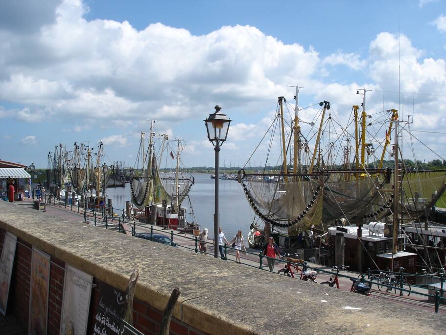 Unser Apartment ist direkt hinterm Hafen gelegen
