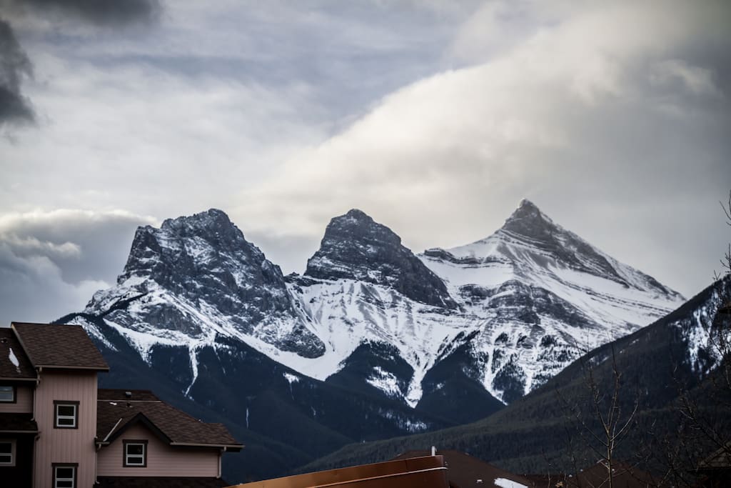 Balcony View of three sisters