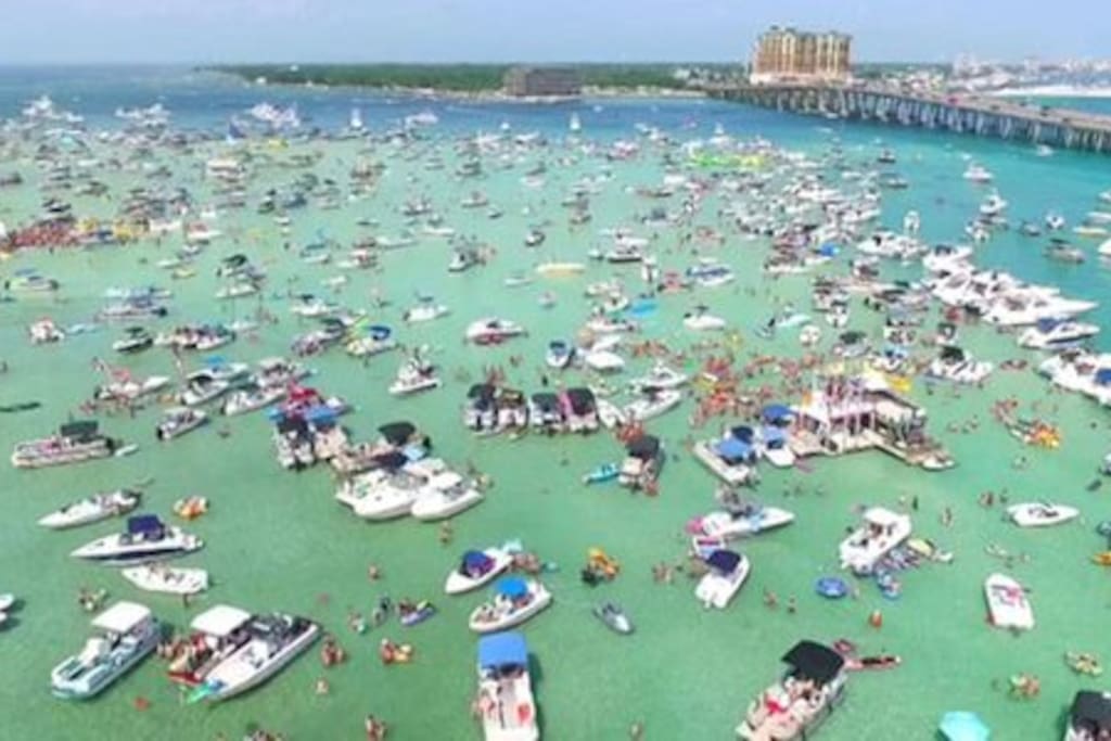 Go out to Crab Island
