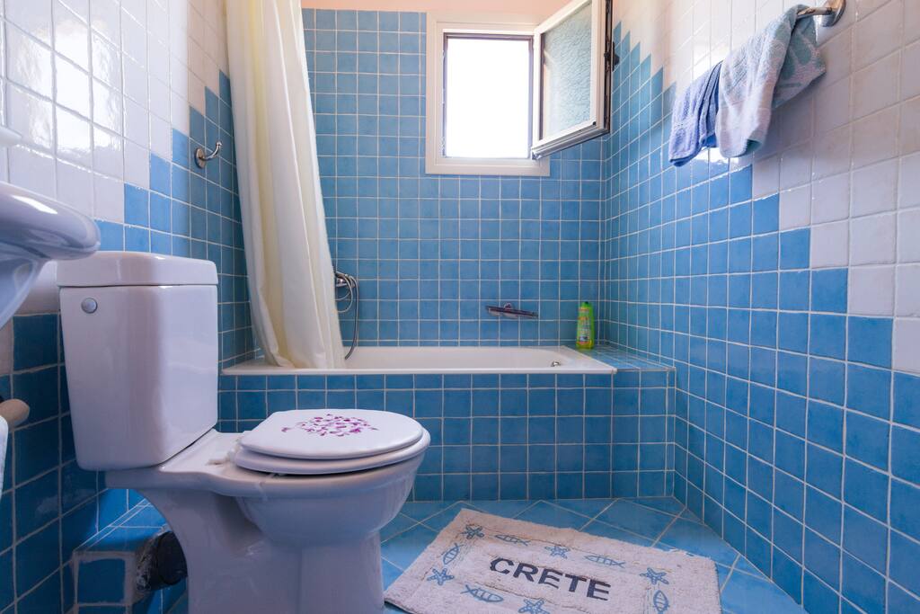 The bathroom for guests.