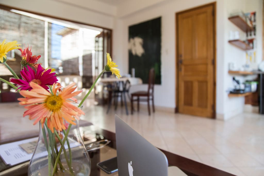 Las flores de casa