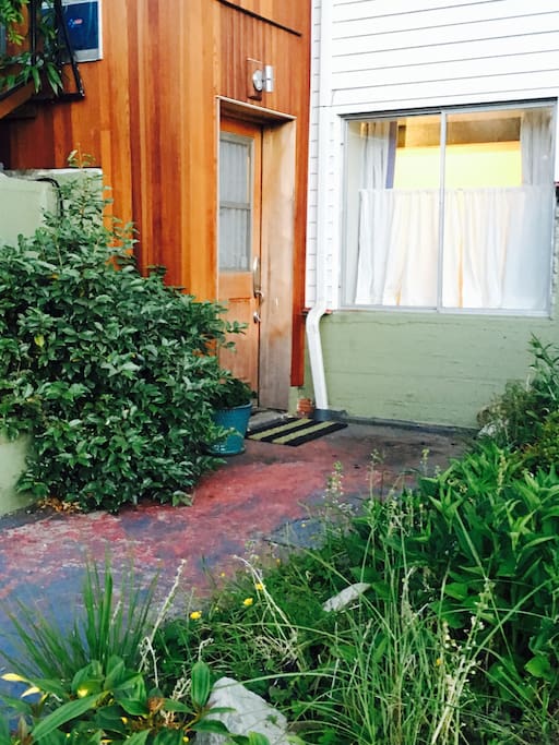 Private, street level entry