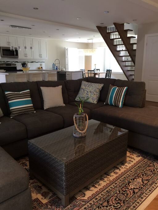 The indoor sitting area