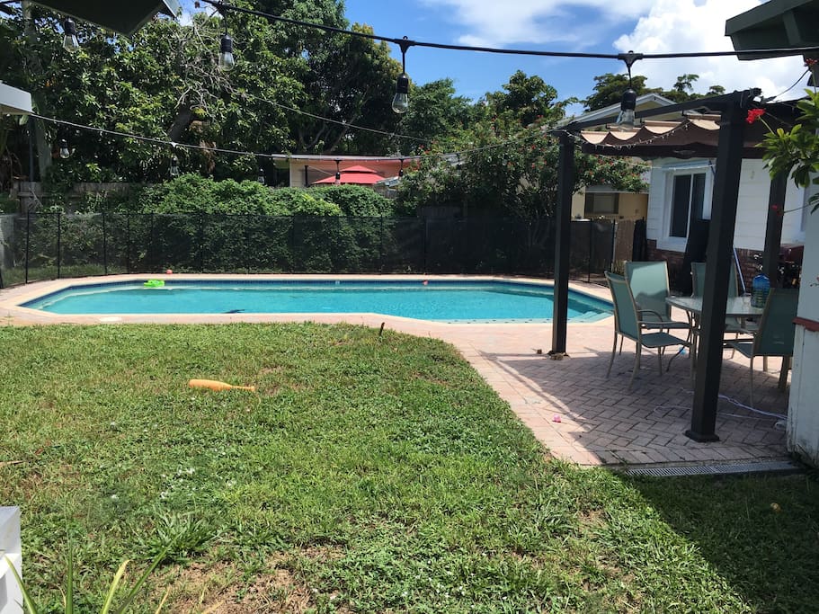 Feel free to use the pool!
