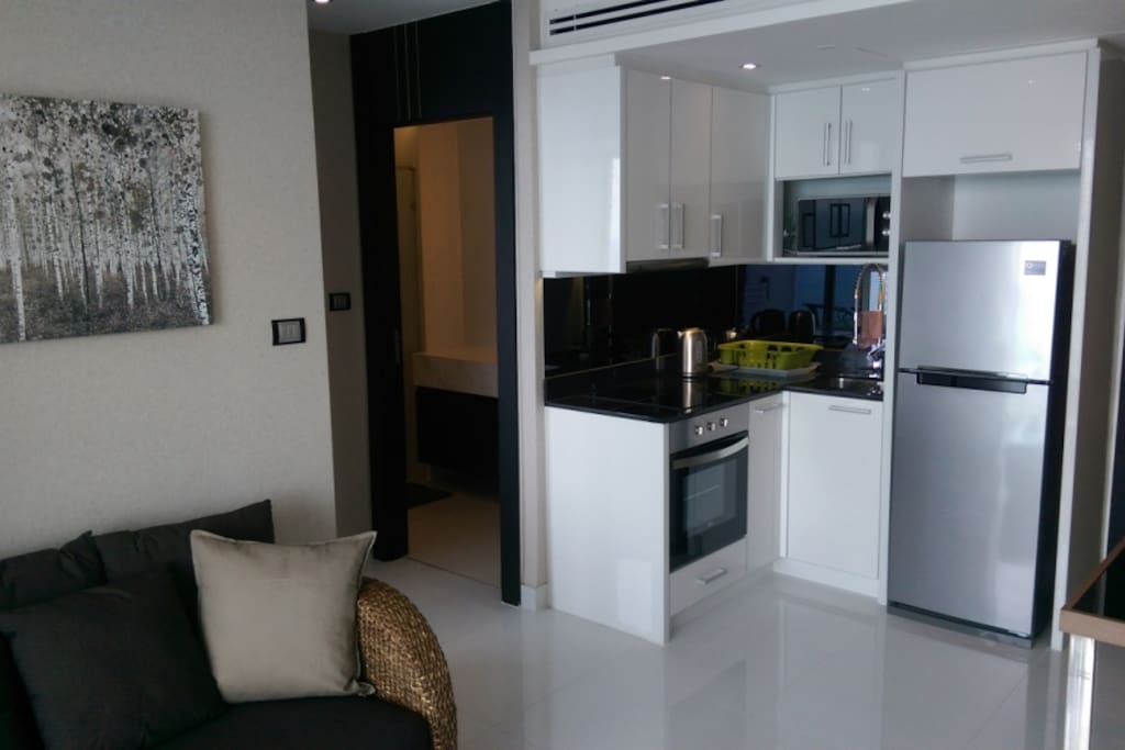 Kitchen area.