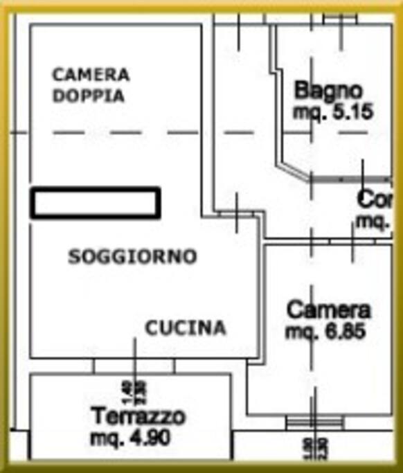 planimetria dell'appartamento