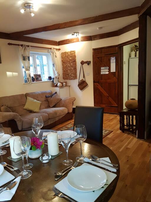 cosy cottage style living space