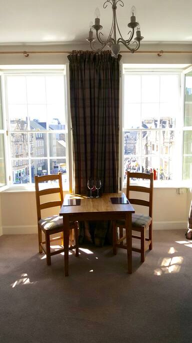 Open outlook onto the Grassmarket