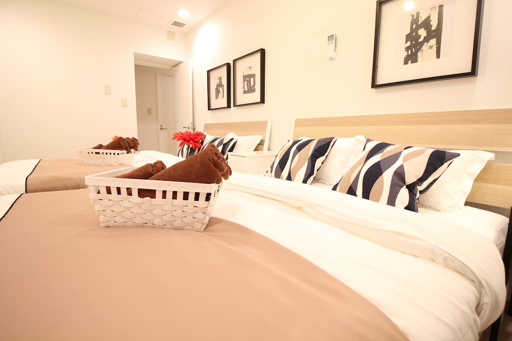 Bed room(2double bed)