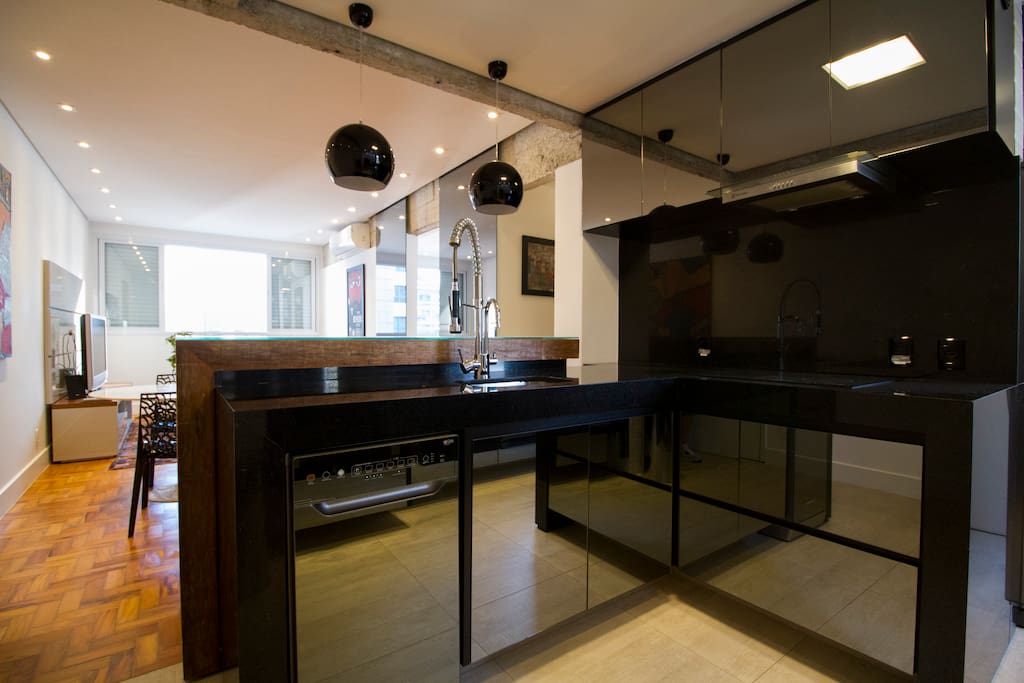 kitchen,and living room