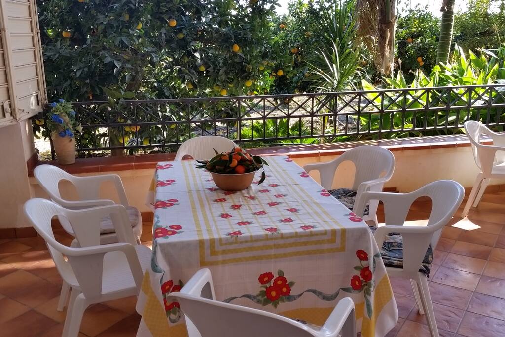 Soggiorno in veranda