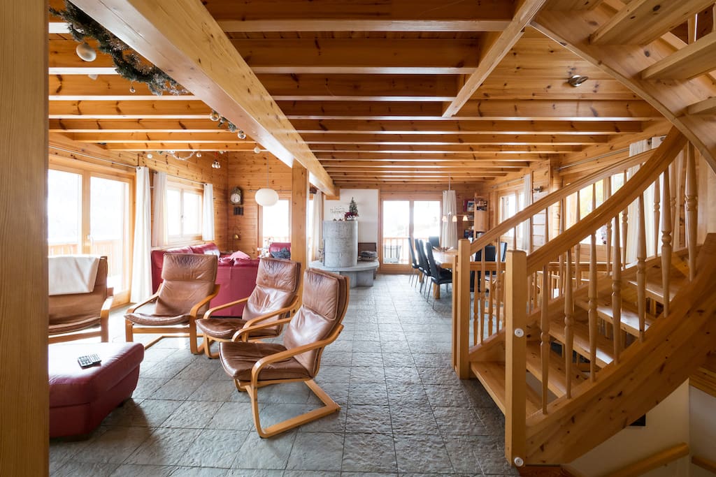 Overview of the 56m2 living room