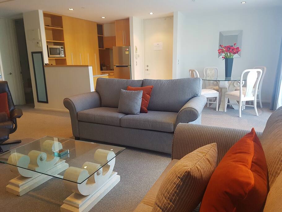 Open plan living area