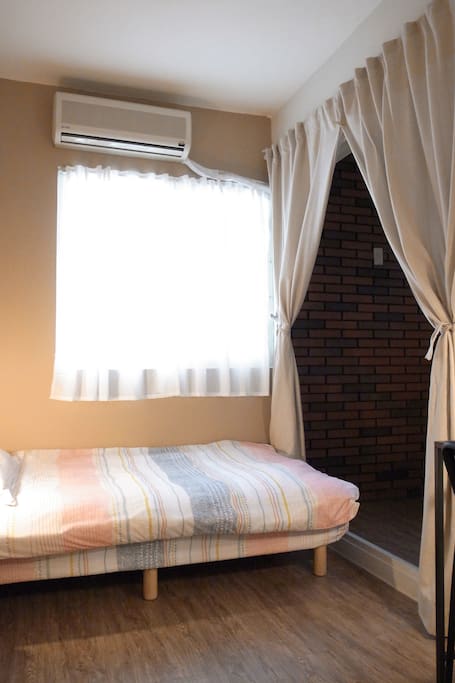 the room on a sunny day