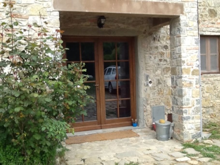 The entrance