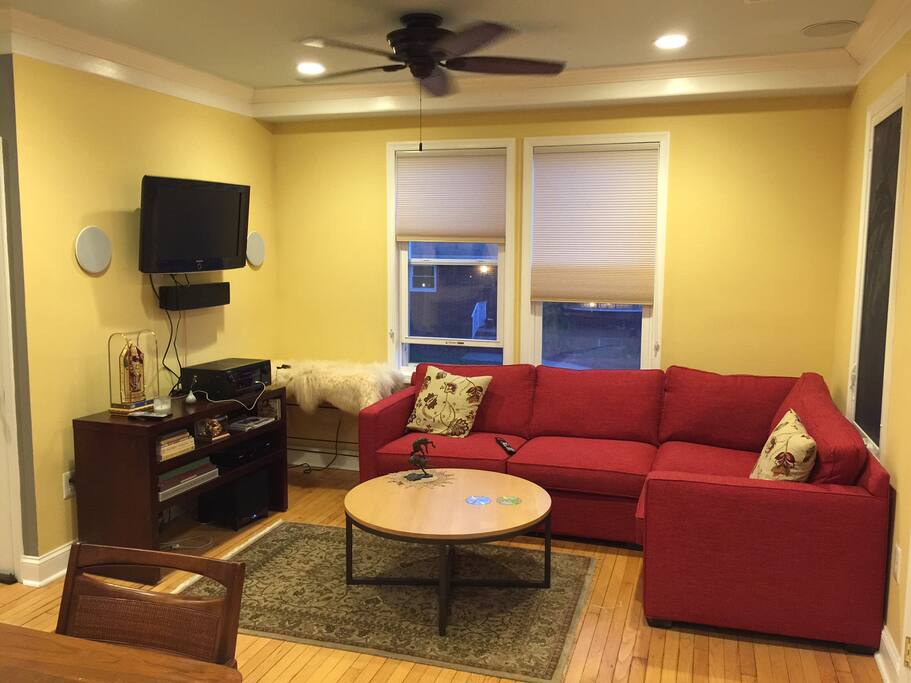 Television or visting area with surround-sound.