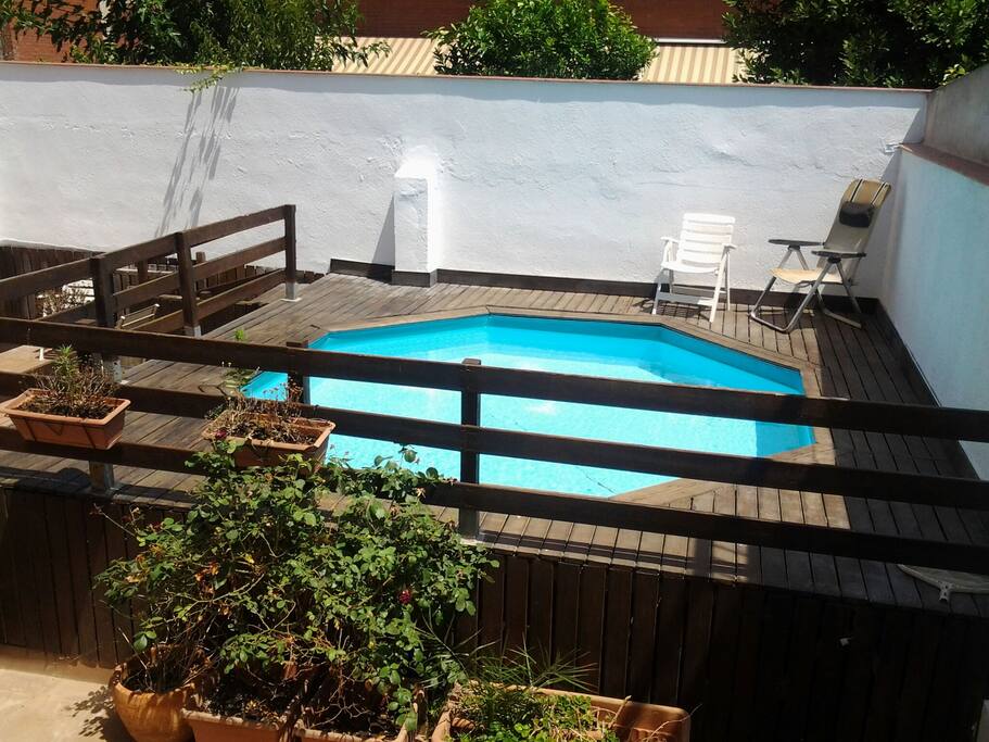 la piscina