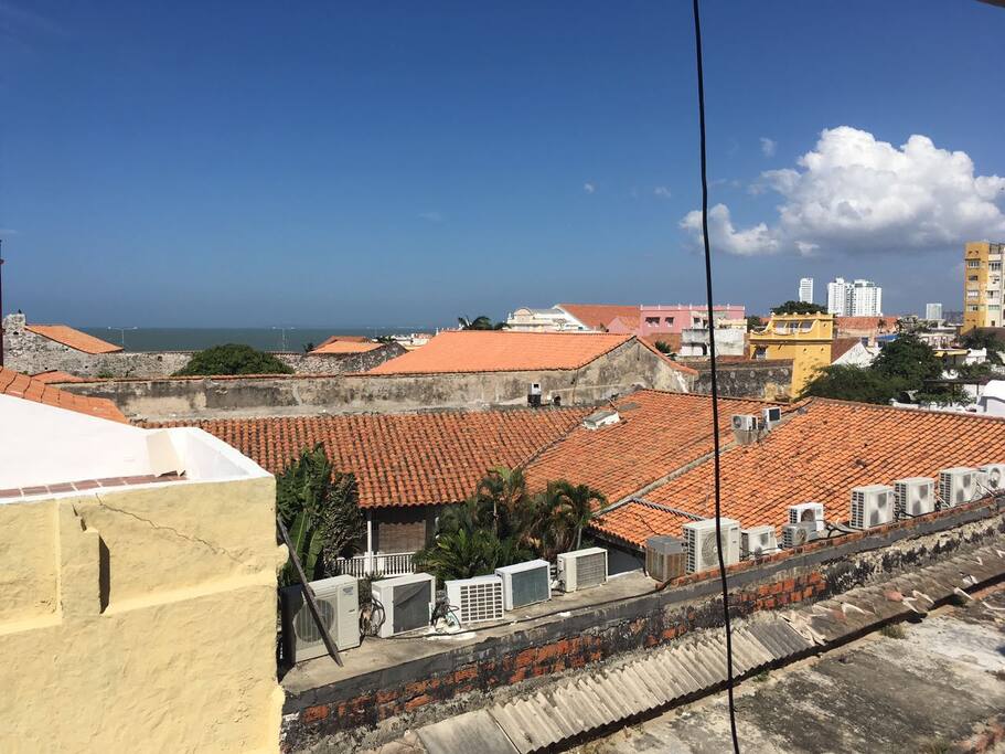 View from the upstairs window