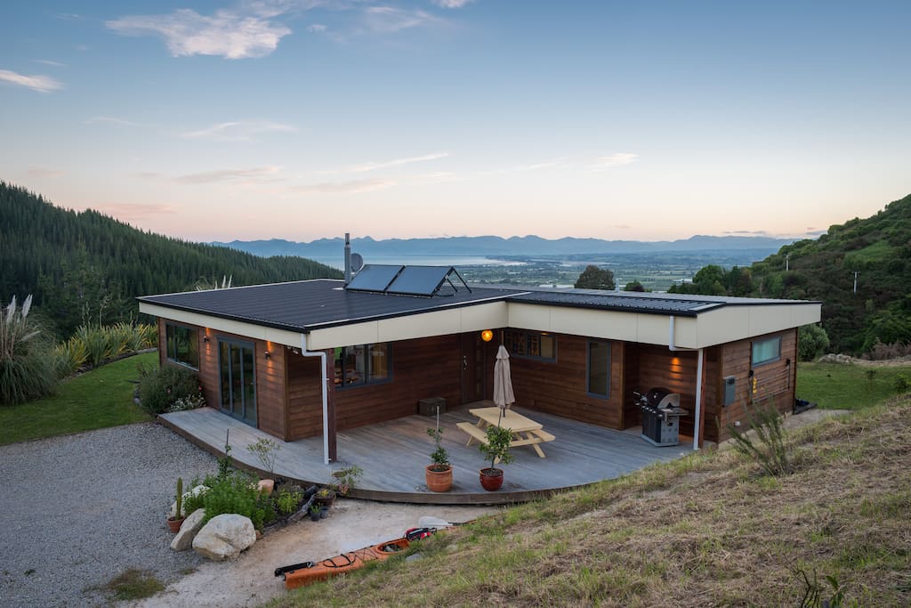 Night View Over House