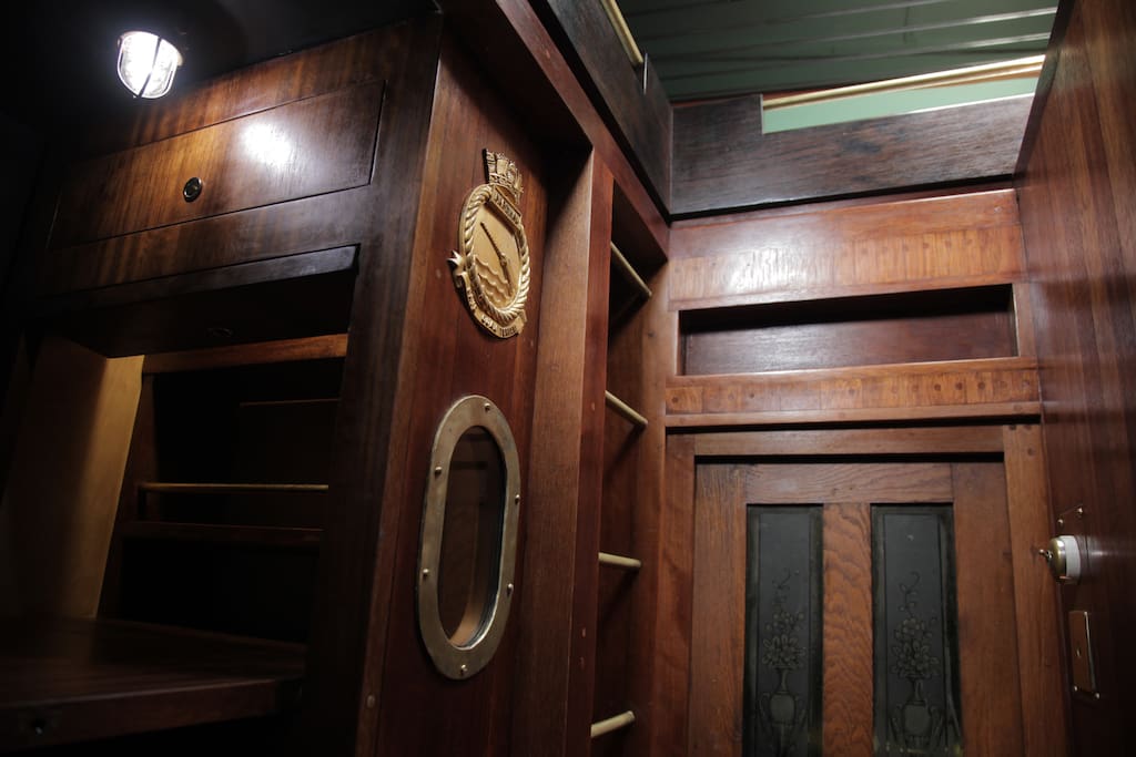 Children's Quarters, desk area and ladder