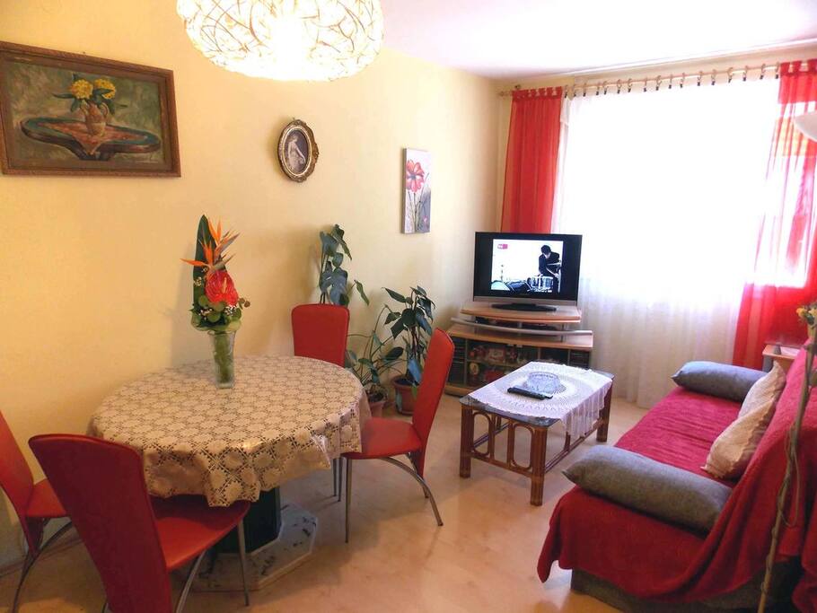 Living room, Surface: 8 m²
