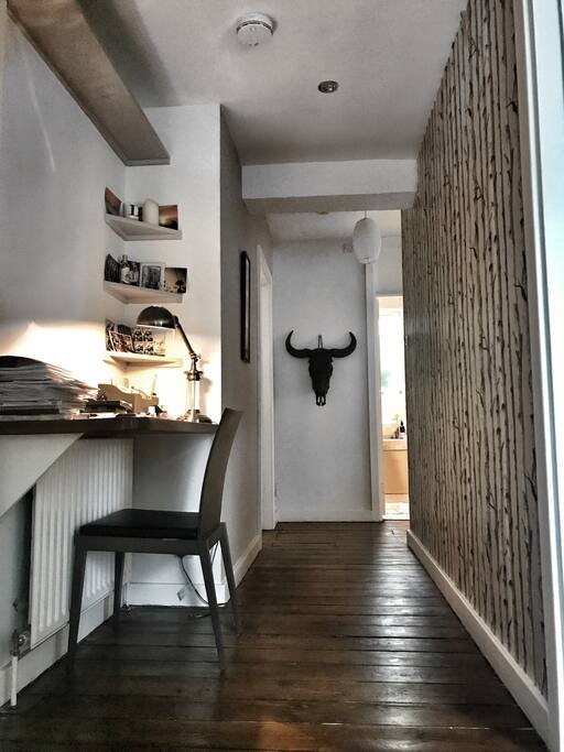 Hallway and work station