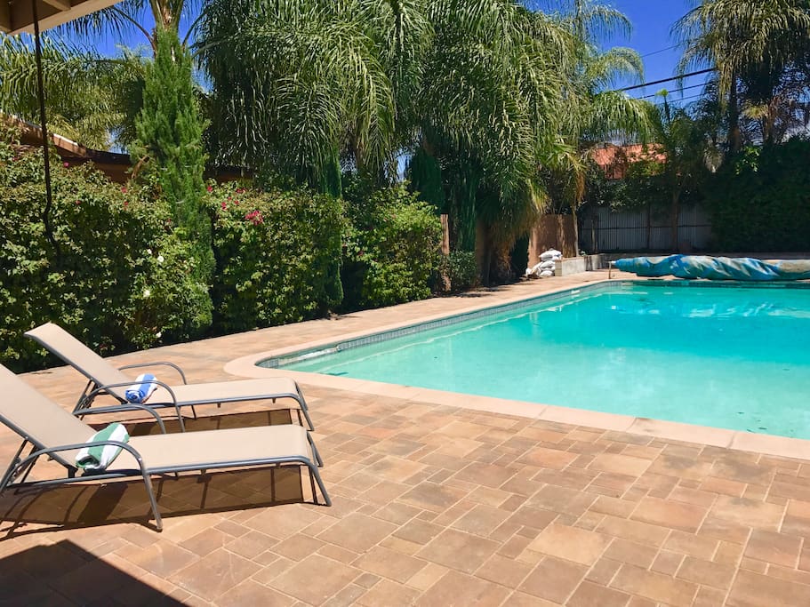 Brand new pavers around the pool area.