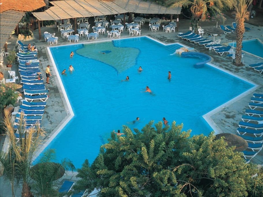 Main swimming pool in hotel complex