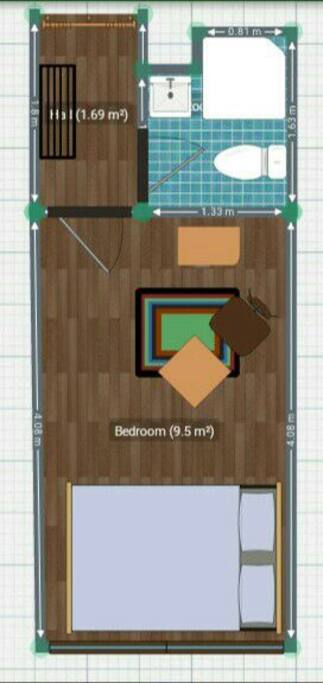 Layout of guest area