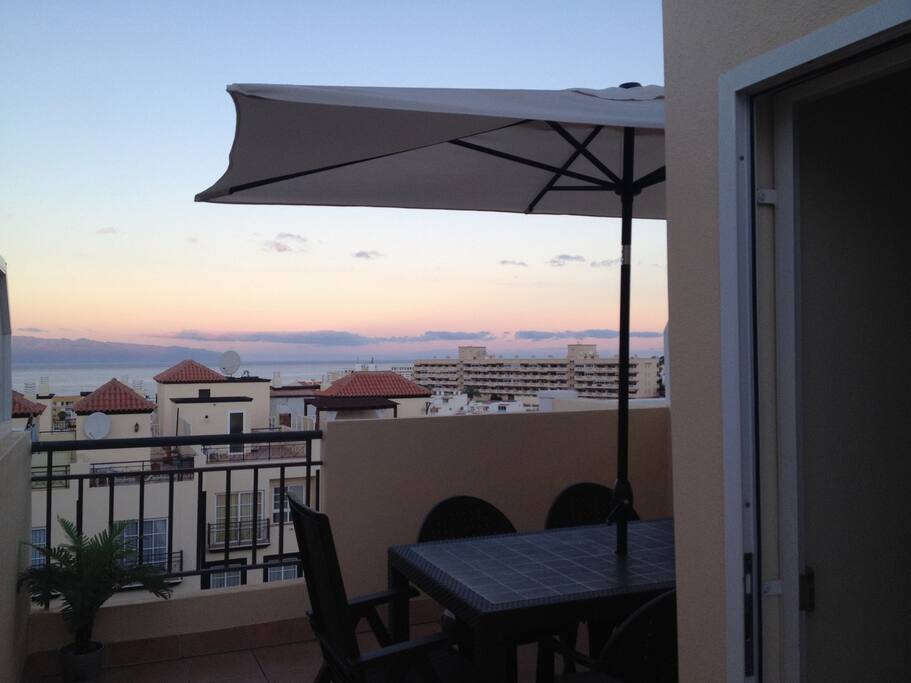 coucher de soleil sur la gomera