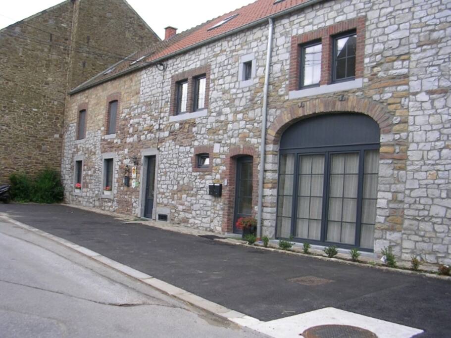 l'extérieur