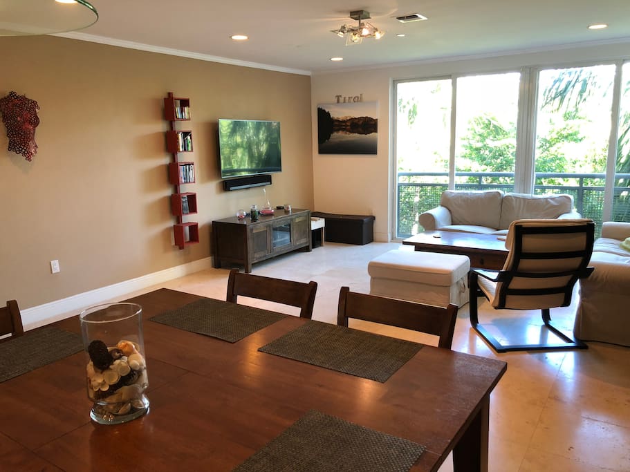 Living Room and Dining Room