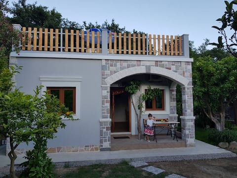 Relaxing in eco garden Ksenija