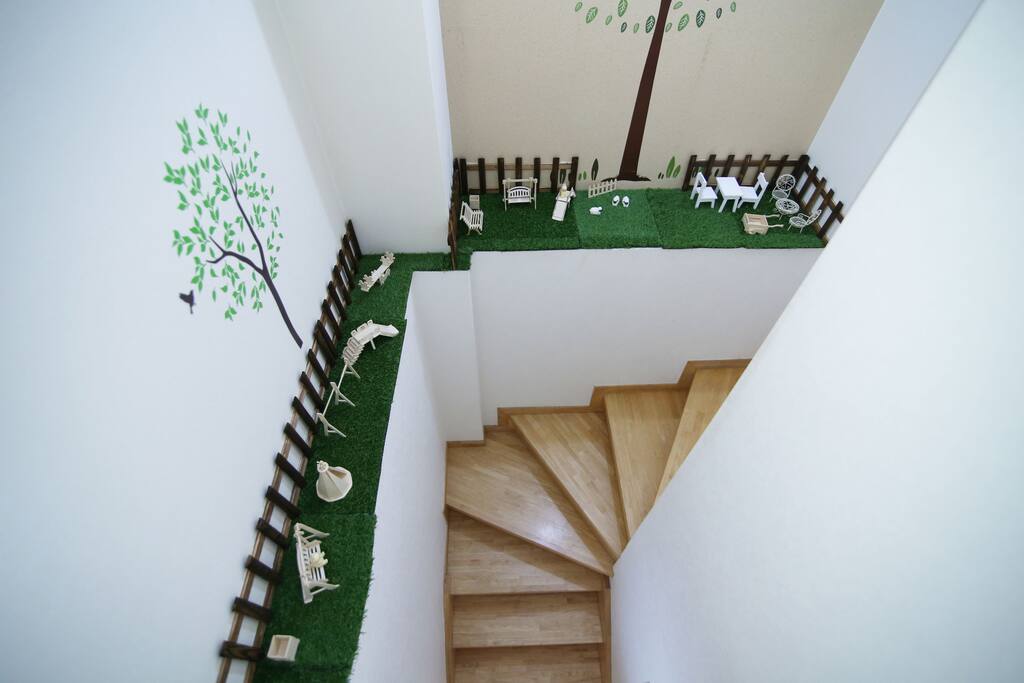 Down stair