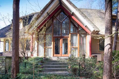 Complete country house, water, forest and meadow views.