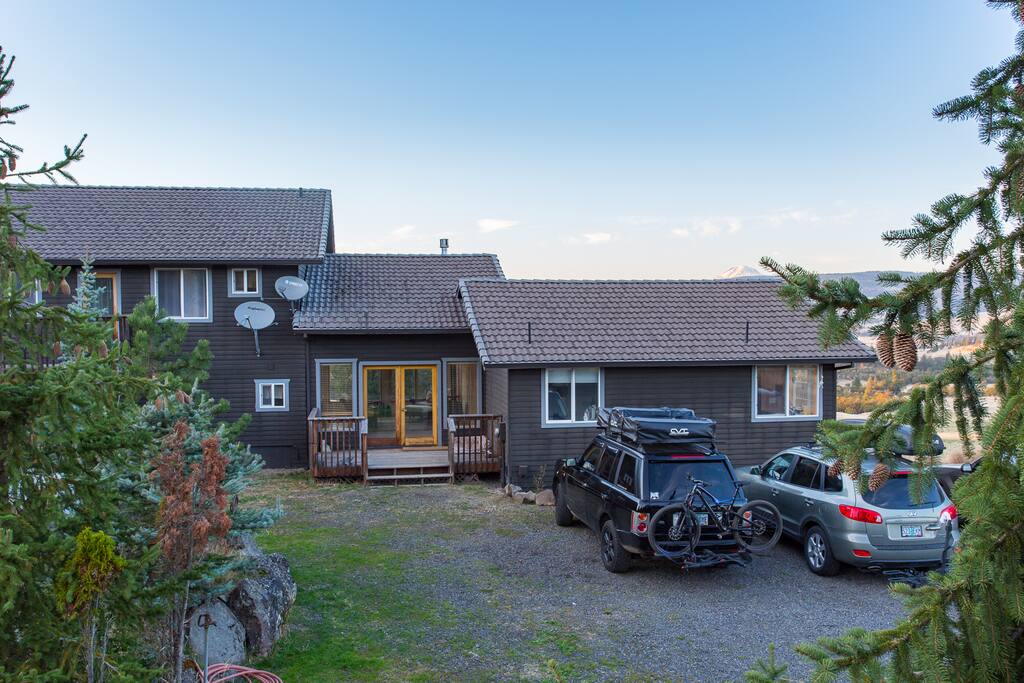 Main entrance to the house
