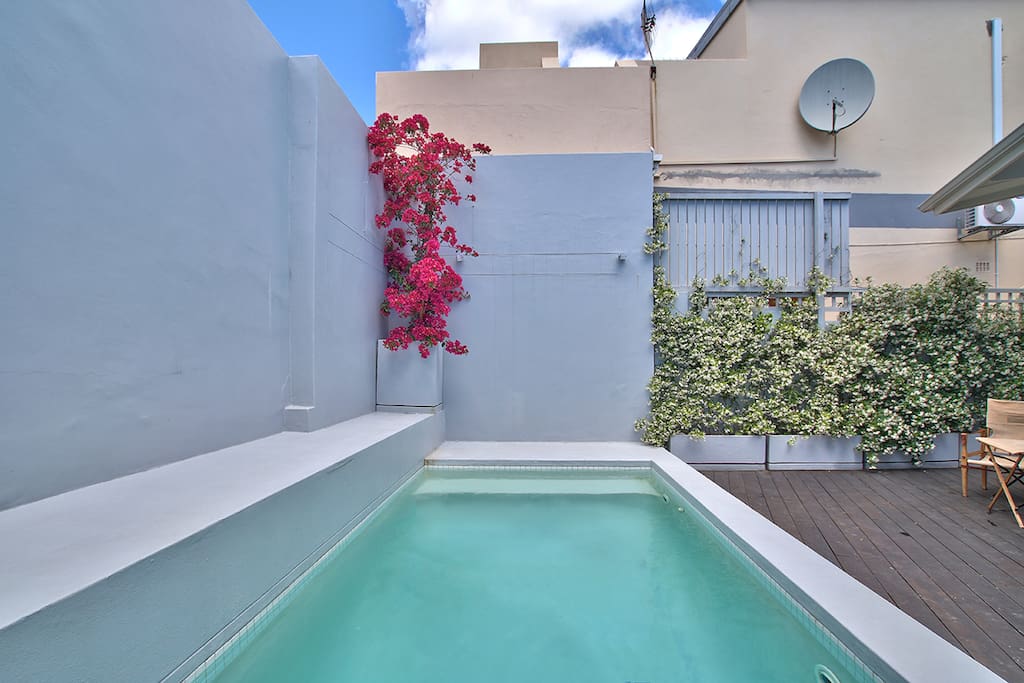 Solar heated pool, 5m x 2,30m