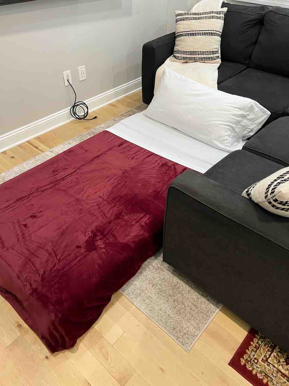 1 cama individual: Zinus Green Tea Memory Foam Twin Mattress - ideal para una estancia cómoda para un tercer huésped. (Se proporciona ropa de cama y almohadas adicionales)