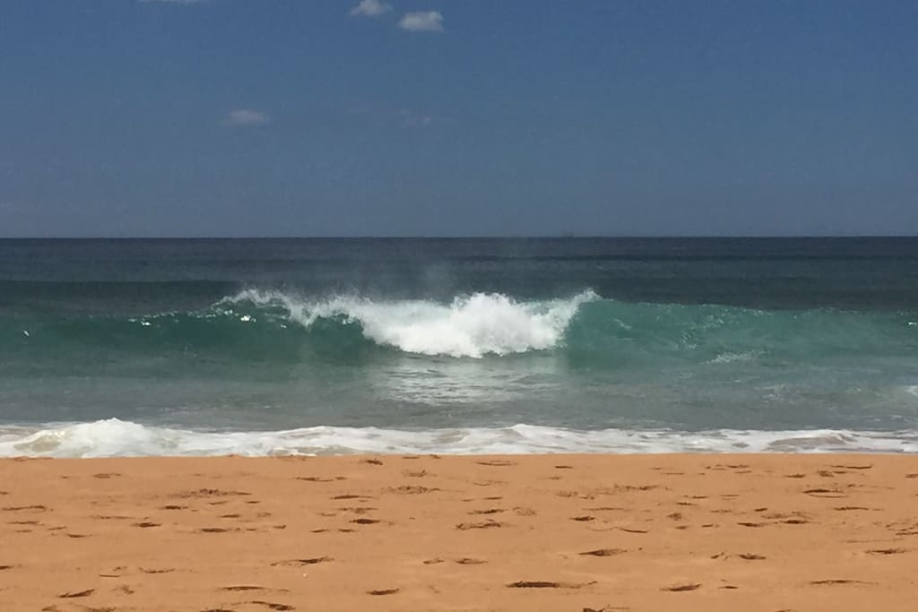 The beach