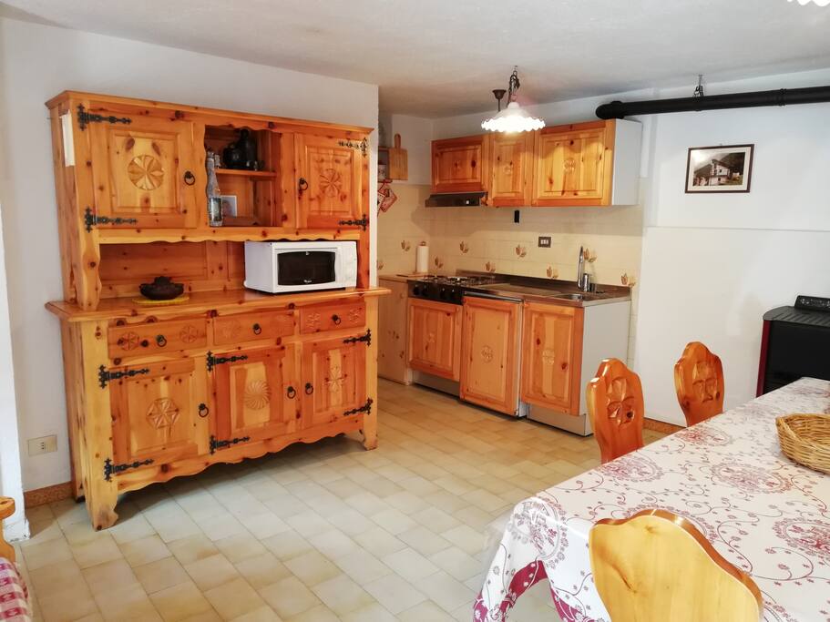zona giorno con cucina
