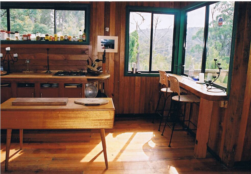 Kitchen and dining area