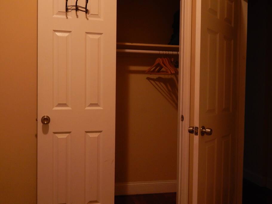Closet space.