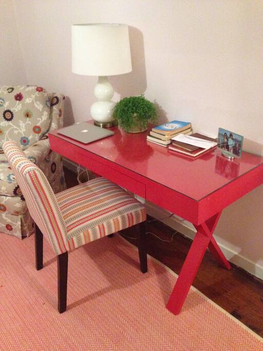 Desk in First Bedroom