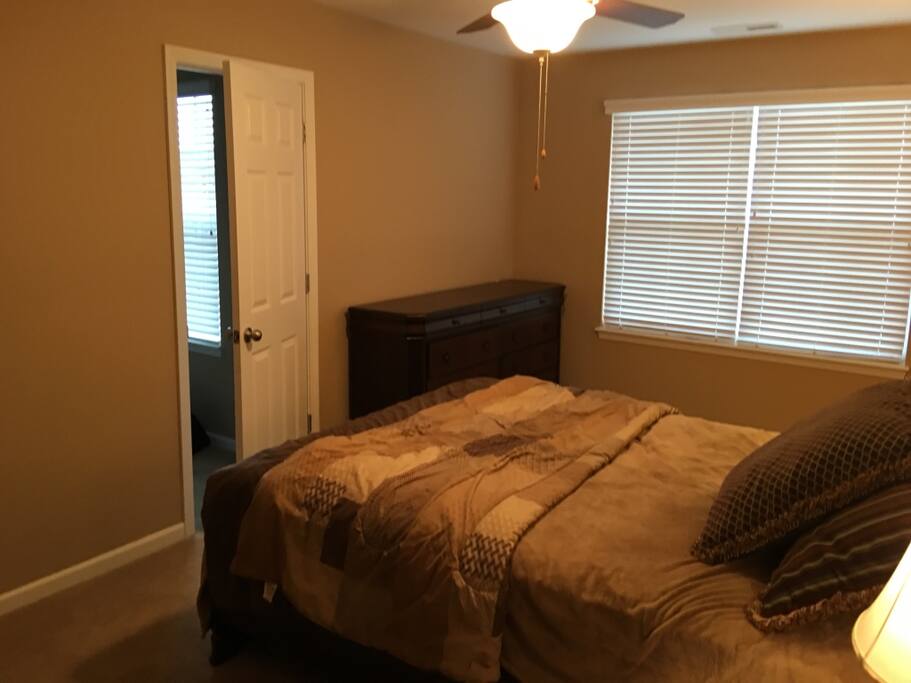 This is the room with walk-in closet