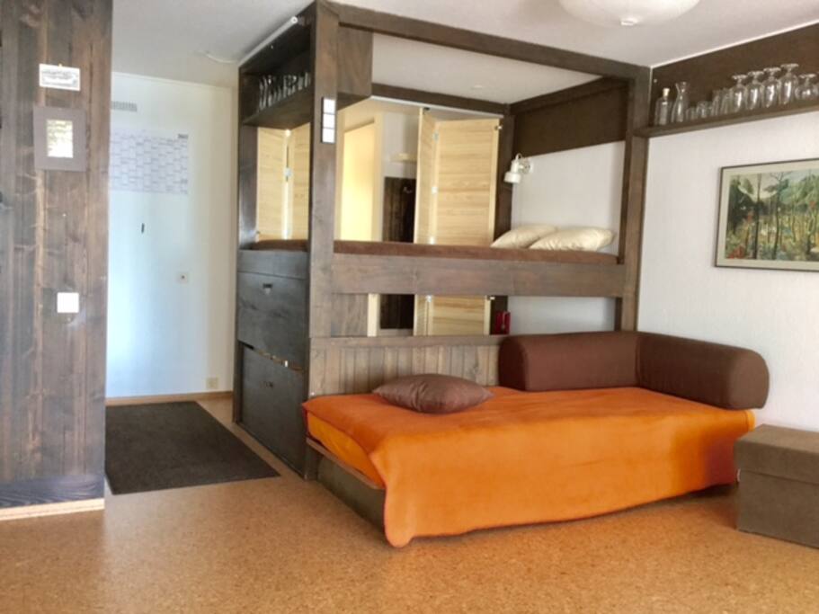 Die Schlafkojen und das Couchbett